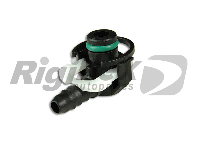 CONECTOR DE PLAST. A 90° MACHO DE 12 MM. P/POLIAMIDA DE 8X6 MM COMBUST.- VOLKS/ CUMMINS/FORD/M.BENZ/IVECO